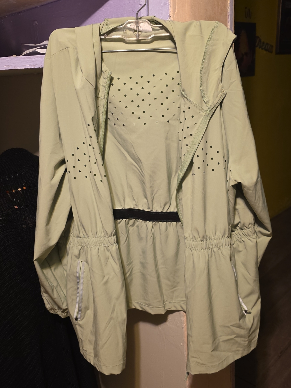 Light Green Women's Hooded Jacket